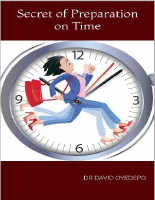 Secret of Preparation On Time - David Oyedepo.pdf